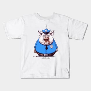 Oink the Police Kids T-Shirt